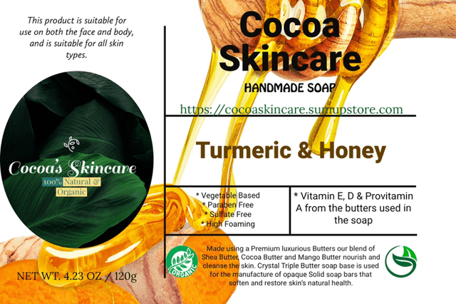 Turmeric & honey Soap