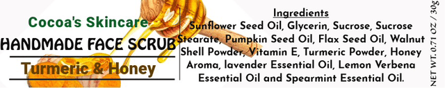 Turmeric & honey Face Scrub