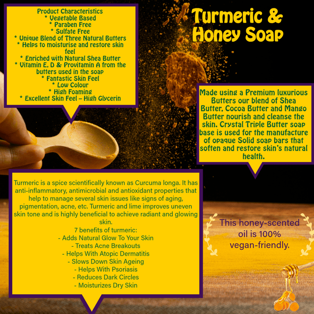 Turmeric & honey Soap