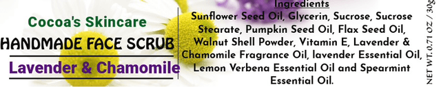 Lavender & Chamomile Face Scrub