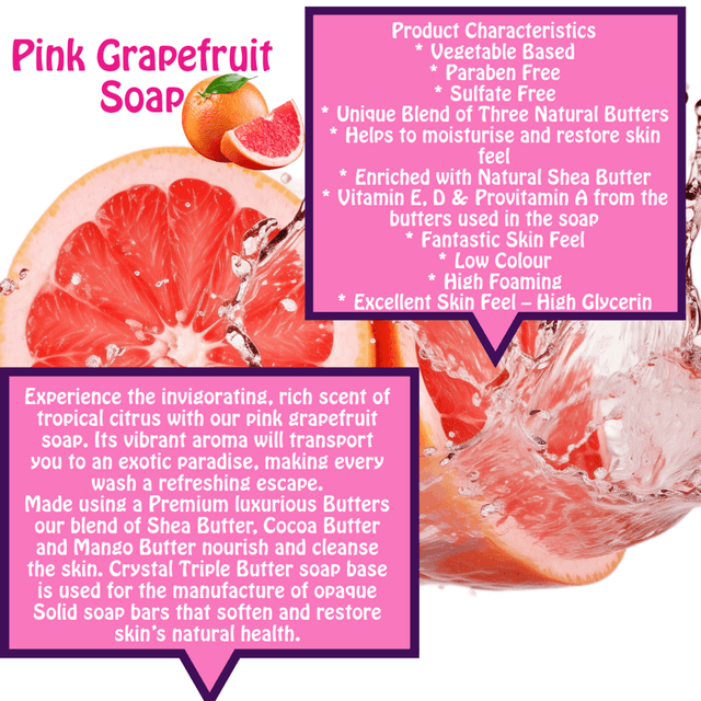  Pink Grapefruit Soap
