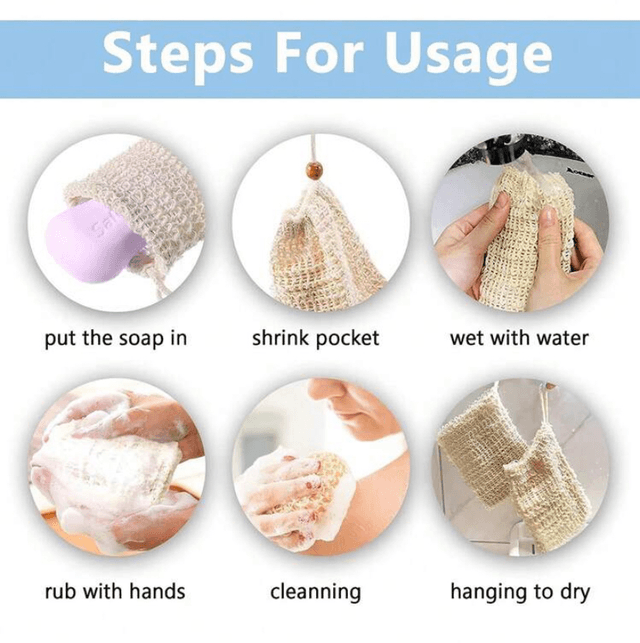 Soap Foam Bag For Shower And Exfoliating