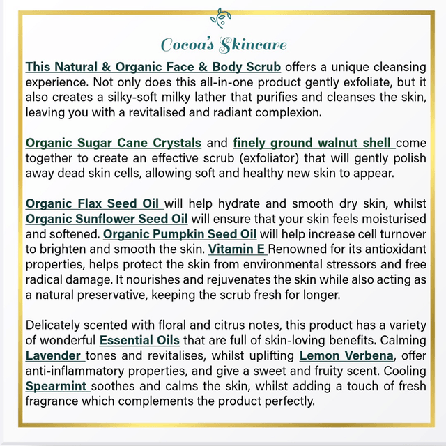 Pink Grapefruit Face Scrub